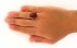 انگشتر عقیق یمنی قرمز سرخ زیبا درشت مردانه-7