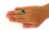 انگشتر عقیق سبز درشت طرح پاشا مردانه-8