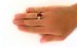 انگشتر زمرد و عقیق قرمز رکاب هنر دست مردانه دست ساز-8