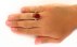 انگشتر عقیق یمنی قرمز بسیار درشت فاخر مردانه دست ساز-7