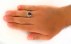 انگشتر عقیق یمنی قرمز طرح قلم مردانه دست ساز-7
