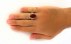 انگشتر عقیق یمنی قرمز خوش رنگ طرح فاخر مردانه دست ساز-7