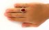 انگشتر عقیق یمنی قرمز سرخ درشت شاهانه مردانه دست ساز-7