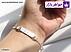 دستبند نقره دستبند پلاکدار فیگارو بچه گانه-5