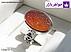 انگشتر عقیق یمنی نارنجی همراه خاک تربت کربلا مردانه دست ساز [العباس]-5