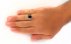 انگشتر عقیق سیاه طرح ورساچه مردانه-7