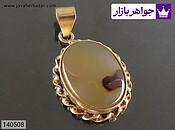 مدال عقیق یمنی زنانه_140508