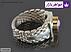 انگشتر آمتیست مردانه انگشتر آمتیست رکاب رولکسی مردانه تاج برنجی-2