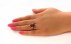 انگشتر عقیق یمنی قرمز خوش رنگ کلاسیک دست ساز-7
