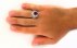 انگشتر آمتیست طرح دورچنگ مردانه دست ساز-8