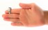 انگشتر آمتیست و زمرد طرح شبکه مردانه دست ساز-10