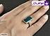 انگشتر عقیق سبز مردانه انگشتر عقیق سبز ساده مردانه به همراه حرز امام جواد-6