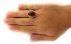 انگشتر عقیق یمنی قرمز سرخ درشت ابروبادی مردانه دست ساز-8