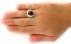 انگشتر عقیق یمنی خوش رنگ تیره مردانه دست ساز-8