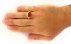 انگشتر عقیق یمنی قرمز سرخ فاخر مردانه دست ساز [یا منتهی کل شکوی]-9