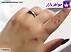 حلقه ازدواج نقره زنانه حلقه ازدواج رینگی سایز 53 زنانه-5