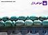 تسبیح فیروزه آمریکایی 33 دانه خوش تراش-4