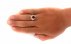 انگشتر عقیق یمنی تیره مردانه دست ساز-8