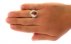 انگشتر عقیق یمنی زرد پرتقالی خوش رنگ مردانه دست ساز-8