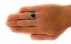 انگشتر عقیق سیاه طرح سیامک مردانه-8