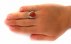 انگشتر عقیق یمنی قرمز درشت برجسته خوش رنگ مردانه دست ساز-8