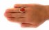 انگشتر عقیق یمنی قرمز درشت خوش رنگ چهارده معصوم مردانه دست ساز [14 معصوم]-8