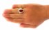 انگشتر عقیق یمنی قرمز رکاب آینه کاری اشرافی مردانه دست ساز-8