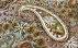 ترمه رومیزی هفت رنگ سایز بزرگ طرح بته جقه دست ساز-3