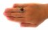 انگشتر عقیق یمنی خوش رنگ برجسته مردانه دست ساز-8