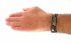 دستبند چرم طبیعی قهوه ای تیره طرح دیزل مردانه-6