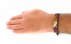 دستبند چرم طبیعی قهو ای طرح شاهین-6