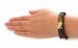 دستبند چرم طبیعی قهوه ای تیره طرح شاهین-6