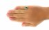 انگشتر عقیق سبز طرح آریا مردانه-8