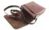کیف چرم طبیعی قهوه ای مدل دوشی اسپرت-4