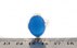 انگشتر عقیق آبی درشت طرح چهارچنگ مردانه-7