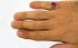 انگشتر یاقوت سرخ یی مرغوب خوش رنگ مردانه-3