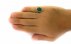 انگشتر عقیق سبز طرح یاسین مردانه-8