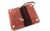 کیف چرم طبیعی قهوه ای ابروبادی دستی طرح کلاسیک-4
