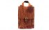 کیف چرم طبیعی قهوه ای روشن طرح ابر وبادی دستی یا دوشی اسپرت-3