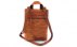 کیف چرم طبیعی قهوه ای روشن طرح ابر وبادی دستی یا دوشی اسپرت-6