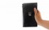 کیف چرم طبیعی دکمه دار مدل کمری دستی دوشی مشکی-10