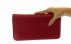 کیف چرم طبیعی دستی یا دوشی قرمز لوکس زنانه دست ساز-9