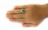 انگشتر توپاز آفریقایی آبی یی اشرافی فاخر مردانه دست ساز-9