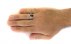 انگشتر اپال دور فاخر مردانه دست ساز با برلیان اصل-7