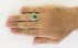 انگشتر یشم هندی طرح سلطنتی مردانه دست ساز با برلیان اصل-7