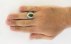 انگشتر یشم هندی طرح اشرافی مردانه دست ساز با برلیان اصل-7
