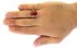 انگشتر عقیق یمنی قرمز خوش رنگ طرح چهارچنگ مردانه دست ساز-6