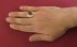انگشتر عقیق یمنی نارنجی مردانه دست ساز [یا محمد]-5