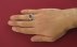 انگشتر آمتیست مردانه دست ساز با برلیان اصل-6