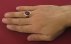 انگشتر عقیق یمنی قرمز طرح بهرنگ مردانه-7